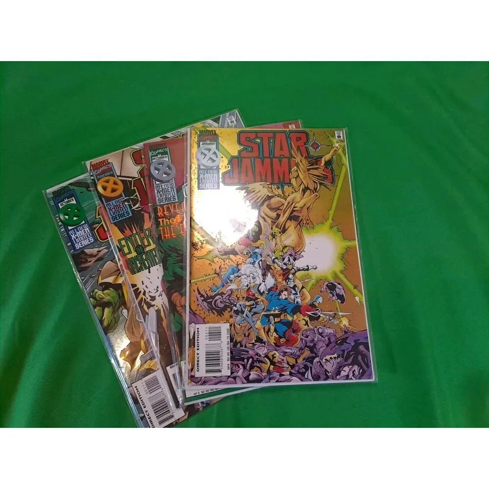 Star Jammers #1-4 [Complete Set] 1995‎ Marvel Comics /All 4 Bagged And Boarded